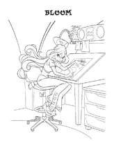 coloriage winx bloom